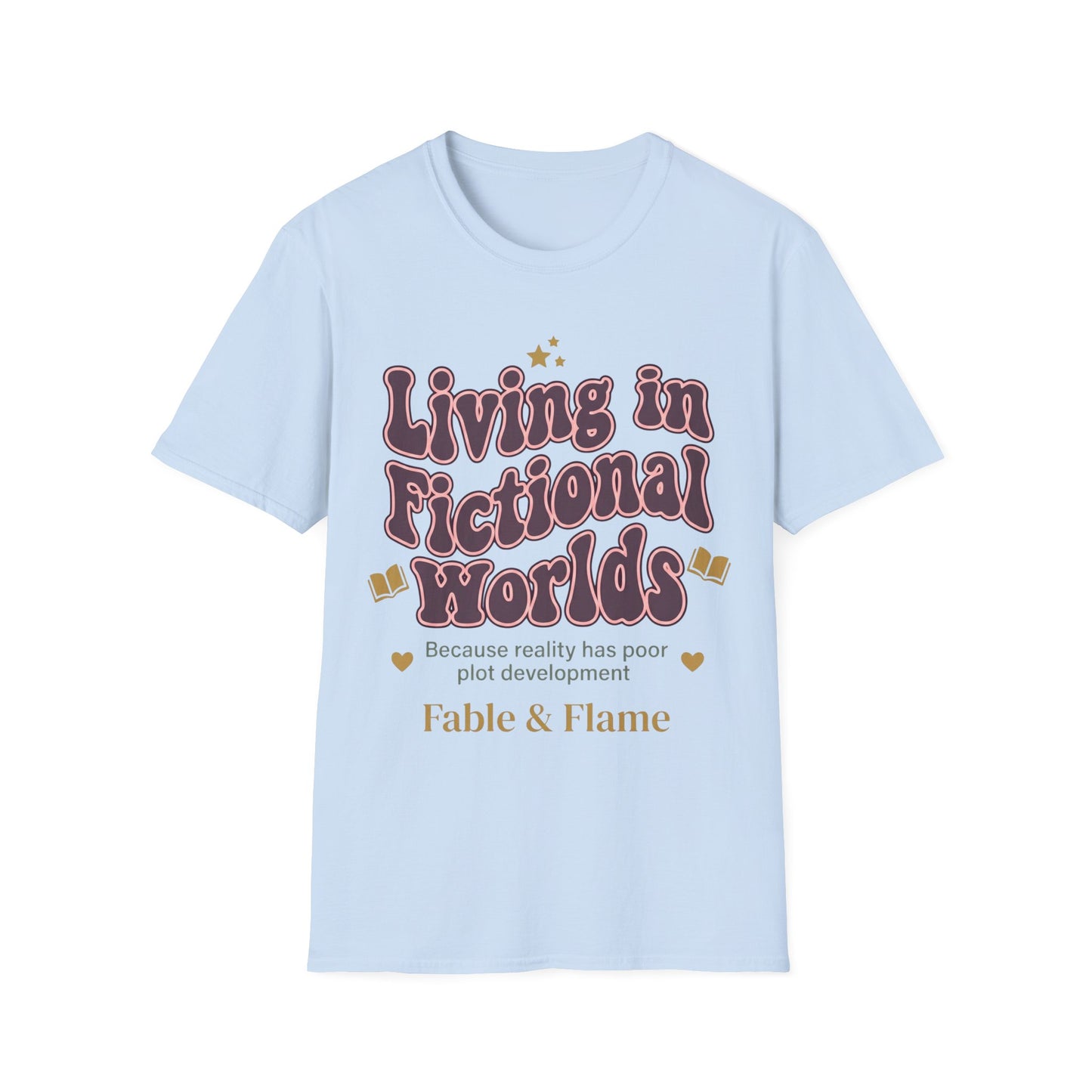 Living in Fictional Worlds Graphic T-Shirt