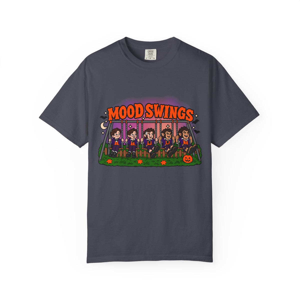 Mood Swings Boy Werewolf Halloween GraphicT-Shirt