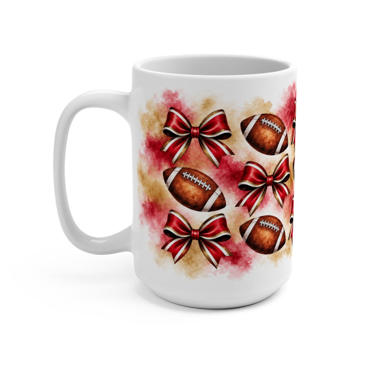 San Francisco Football Team - Balls & Bows 15oz Ceramic Mug
