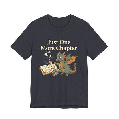 Just One More Chapter Book Dragon Tee — Book Lover Reading Shirt
