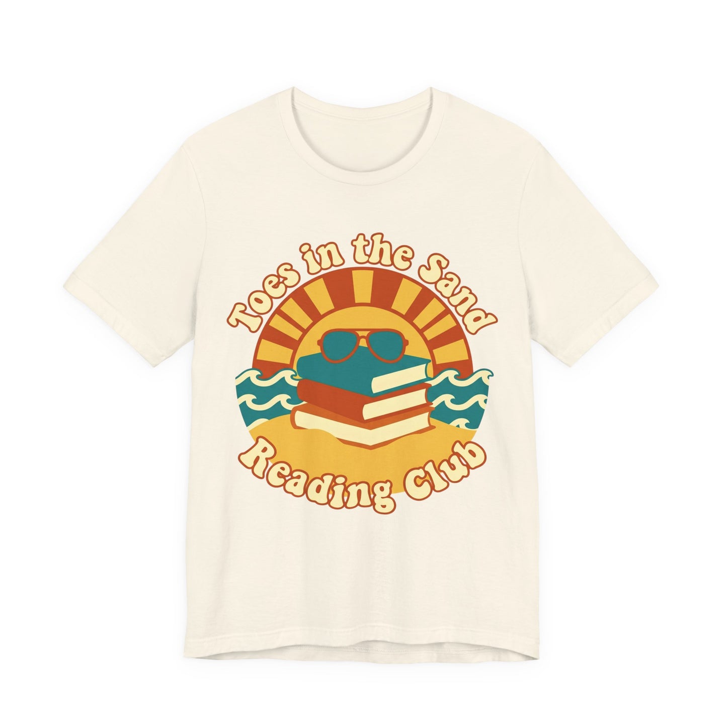 Toes in the Sand Reading Club Graphic T‑Shirt