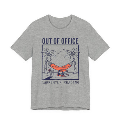 Minimalist Out of Office 'Currently Reading' Graphic T-Shirt