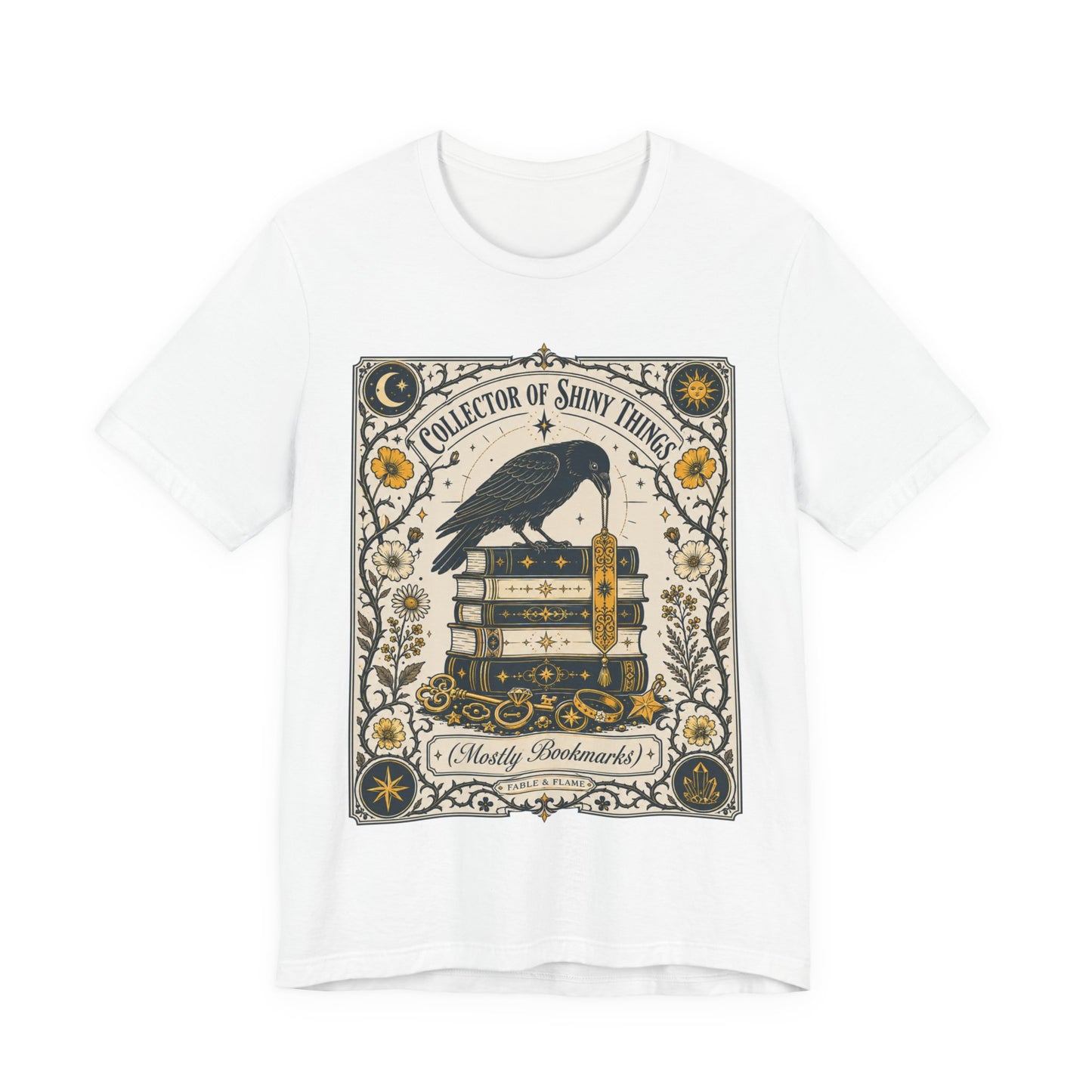 Collector of Shiny Things Raven Tarot Card Graphic T-Shirt