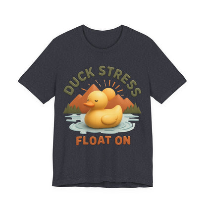 Duck Stress Float On 3D Art Graphic T-Shirt