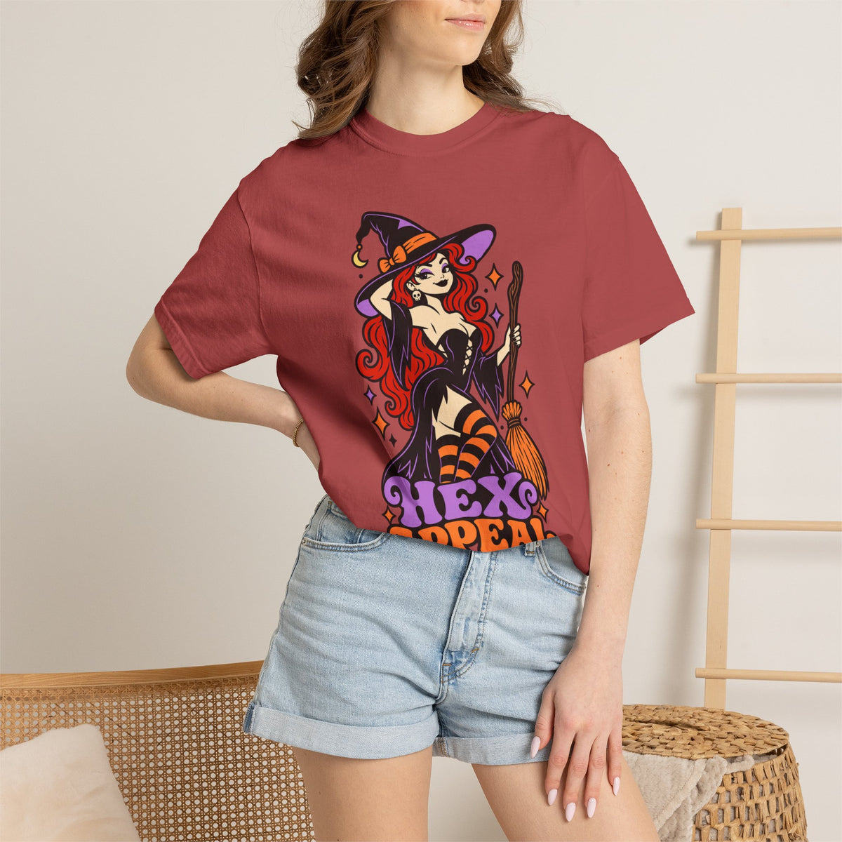 Witchy 'Hex Appeal' Halloween Graphic T-Shirt