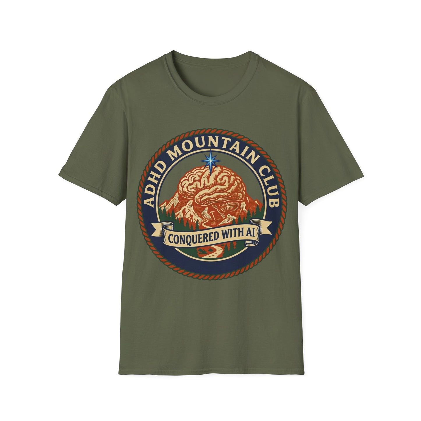 ADHD Mountain Club Graphic Tee