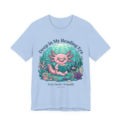 "Deep in My Reading Era" Axolotl Graphic T-Shirt