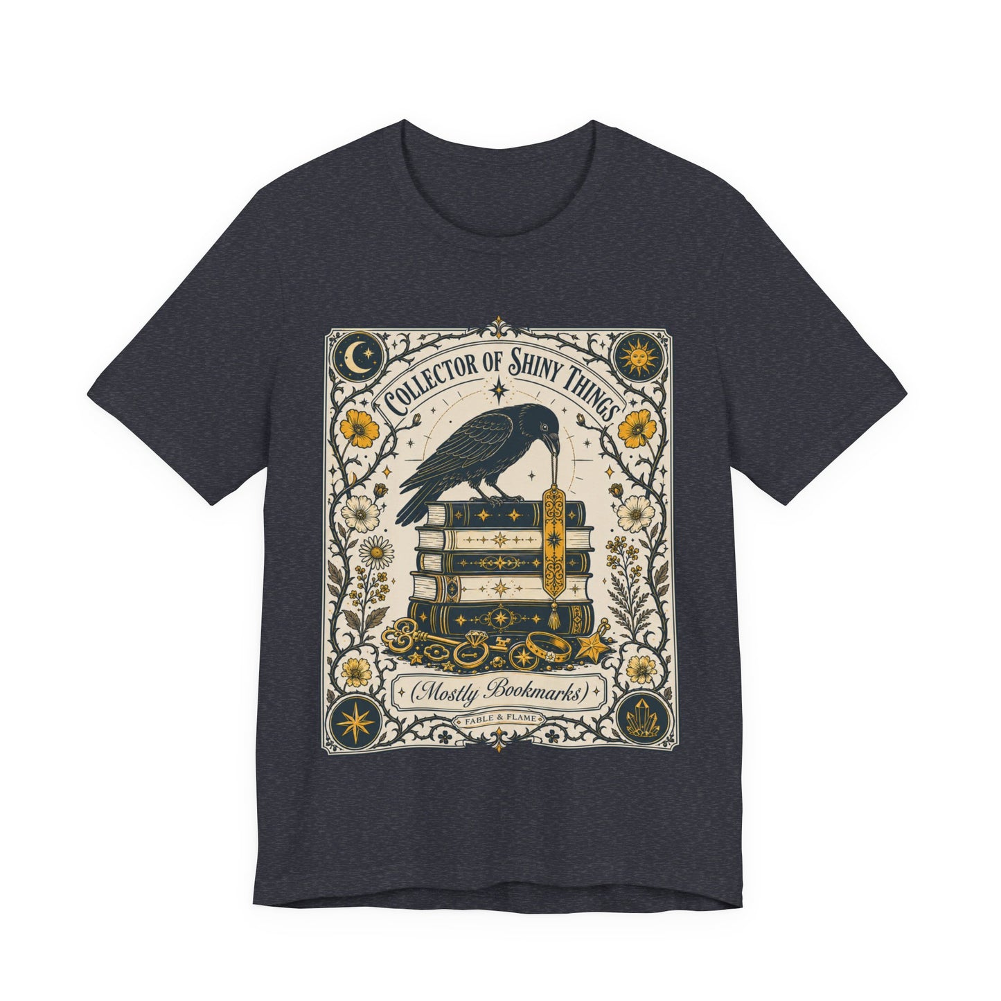 Collector of Shiny Things Raven Tarot Card Graphic T-Shirt