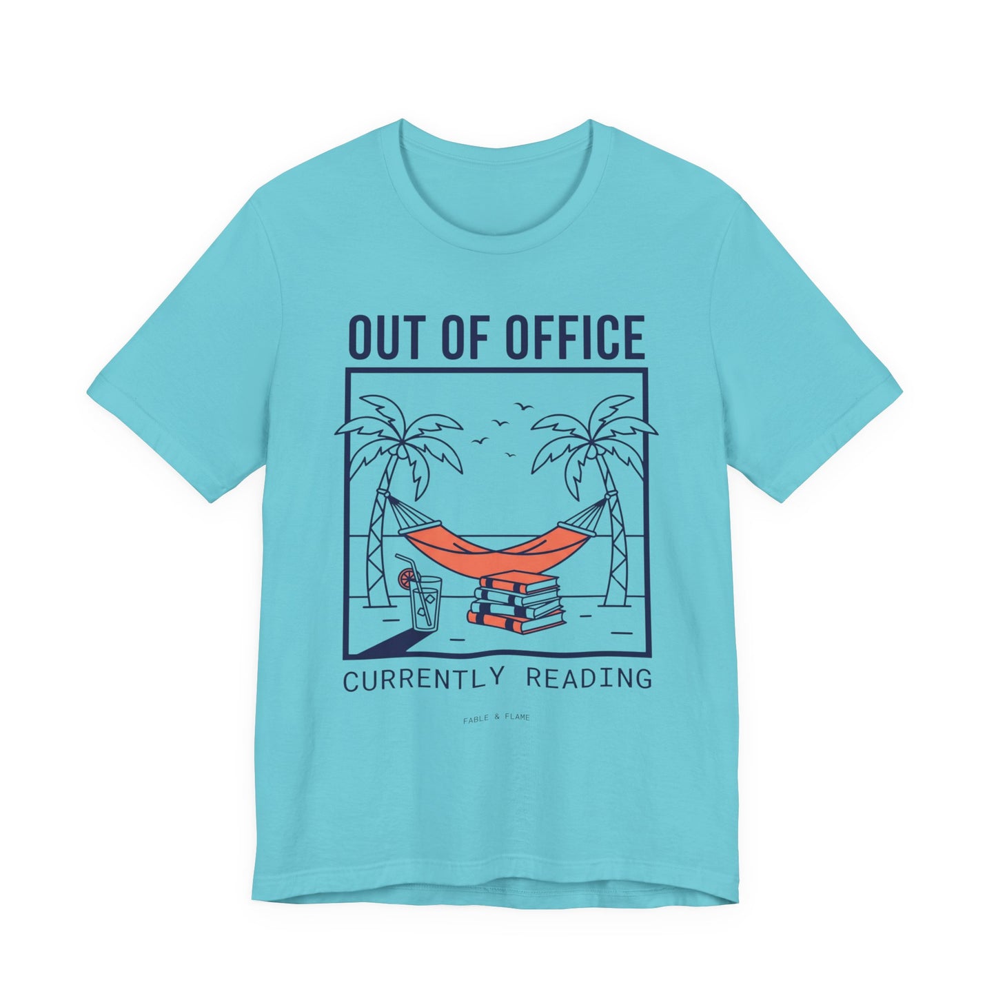 Minimalist Out of Office 'Currently Reading' Graphic T-Shirt