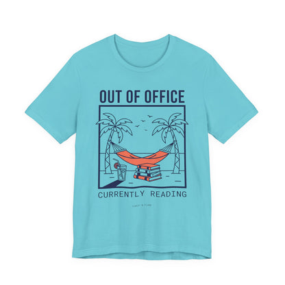 Minimalist Out of Office 'Currently Reading' Graphic T-Shirt