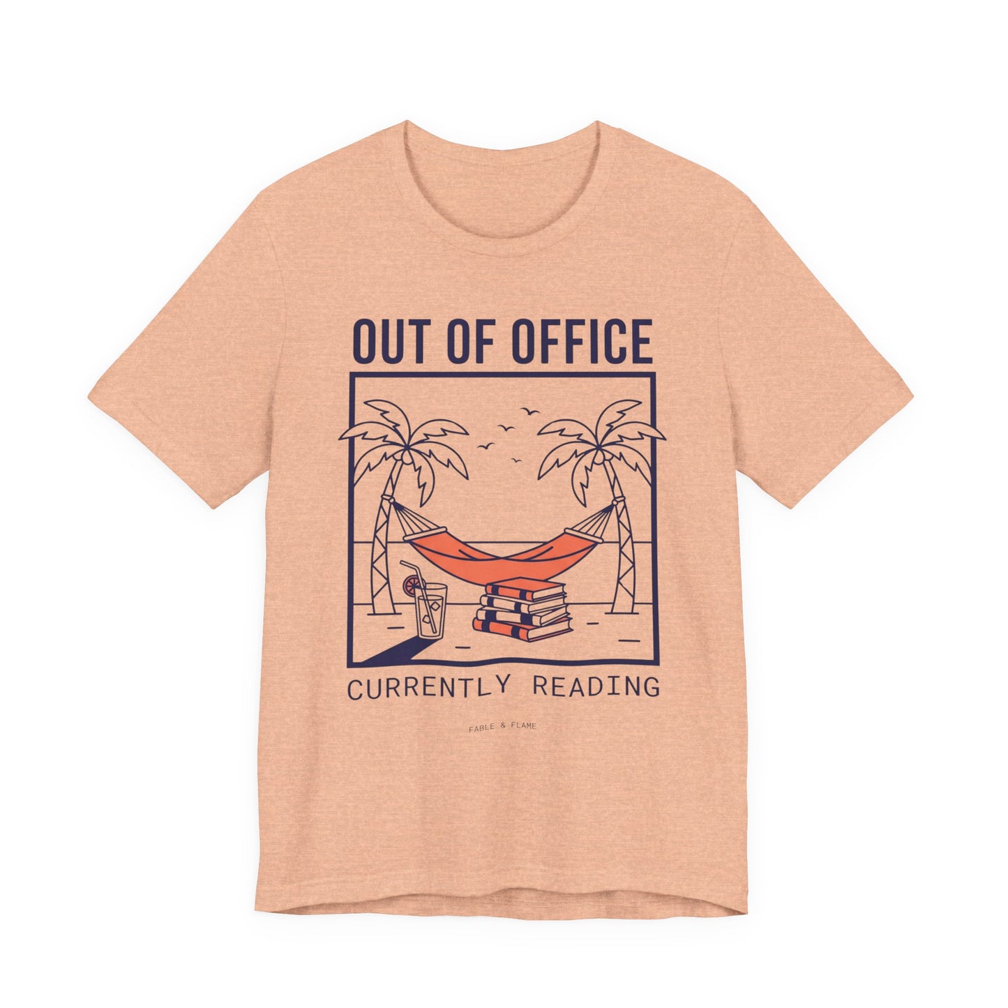 Minimalist Out of Office 'Currently Reading' Graphic T-Shirt