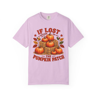 If Lost Return to the Pumpkin Patch Fall Graphic T-shirt