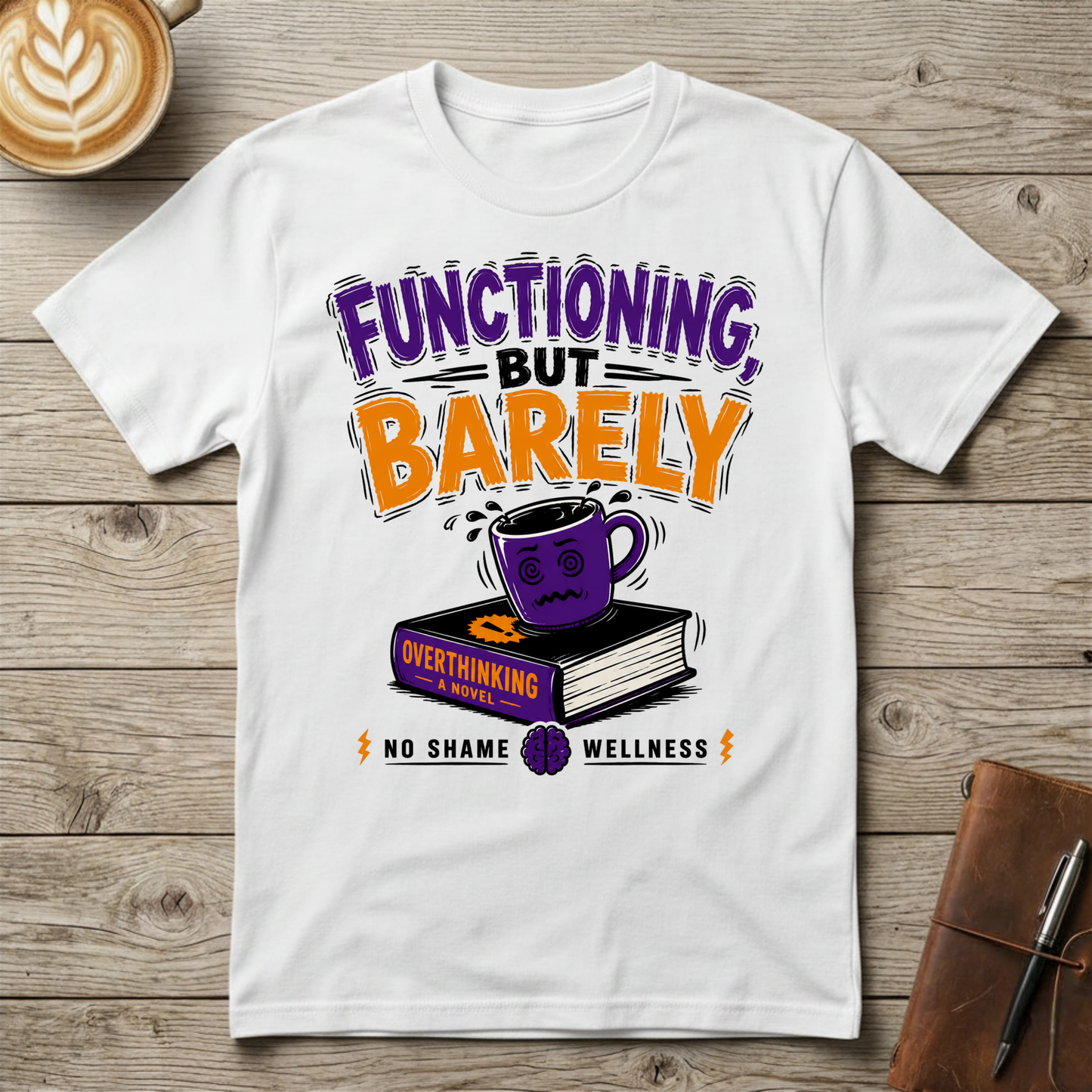 Functioning But Barely Graphic Tee