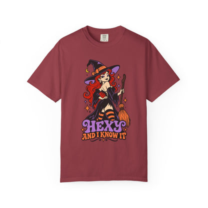 Hexy And I Know It Witch Halloween Graphic T-Shirt