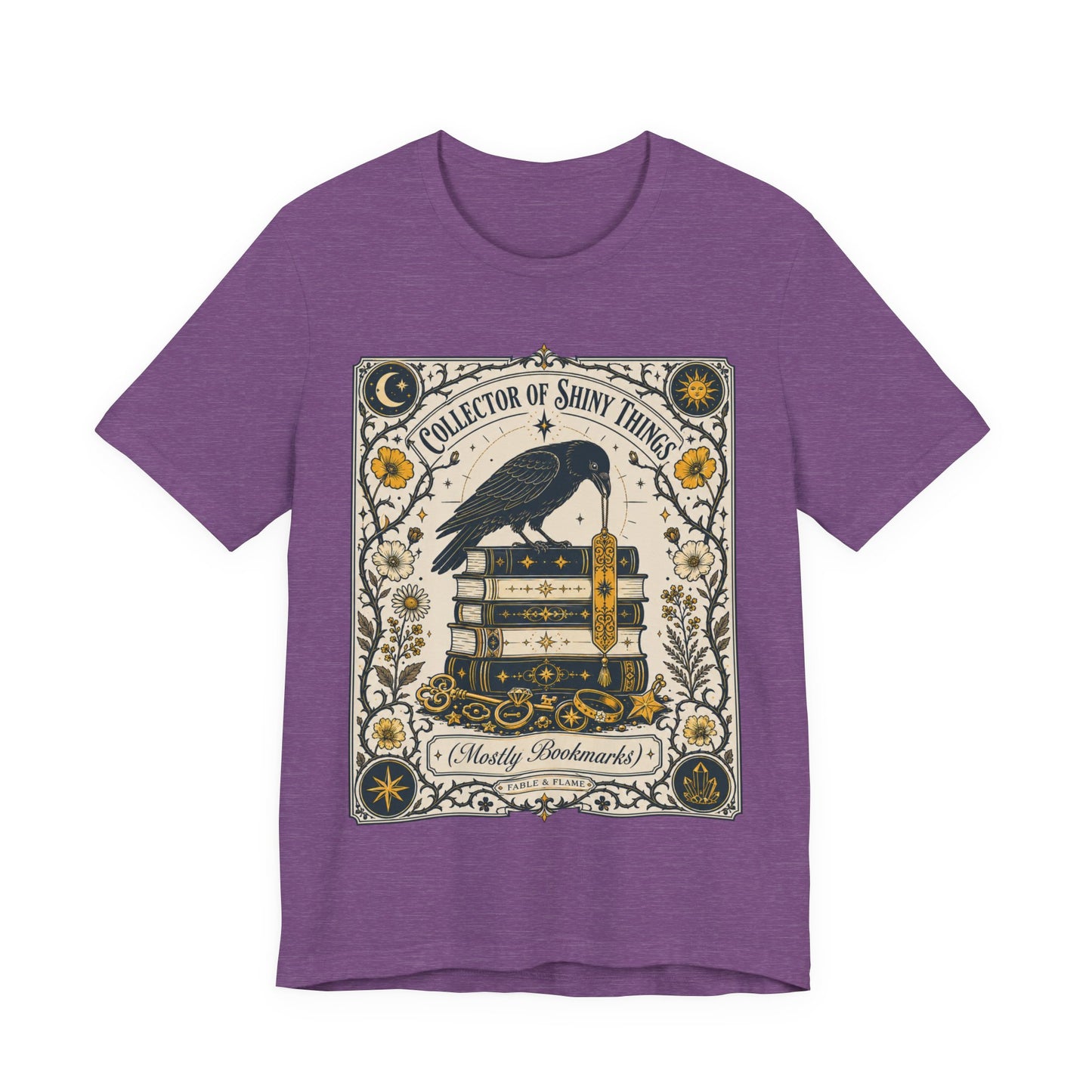 Collector of Shiny Things Raven Tarot Card Graphic T-Shirt