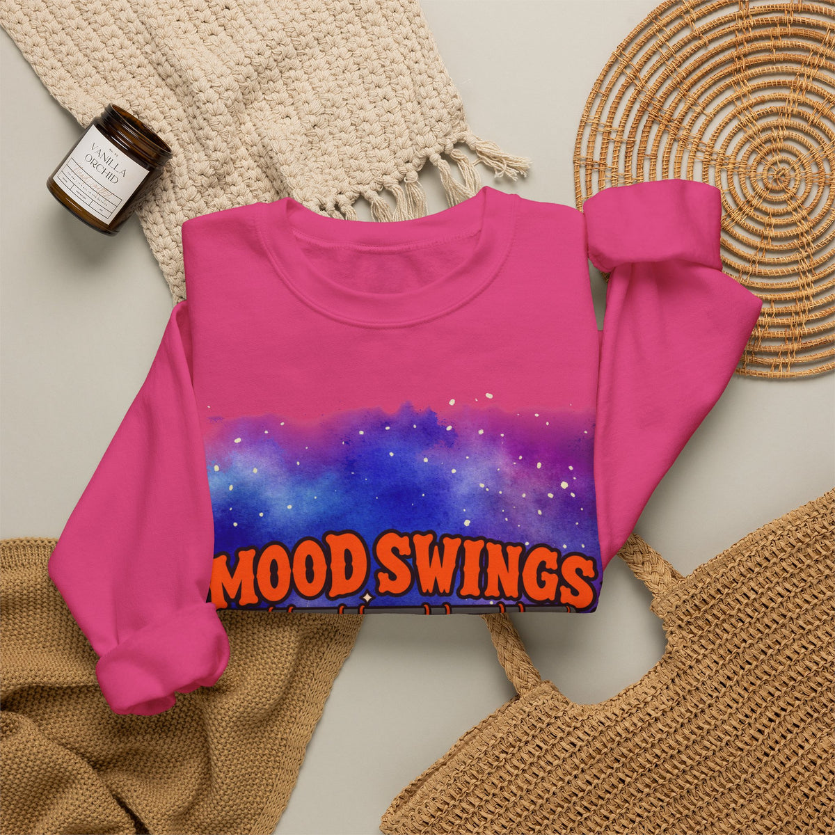 Mood Swings Werewolf Halloween Crewneck Sweatshirt