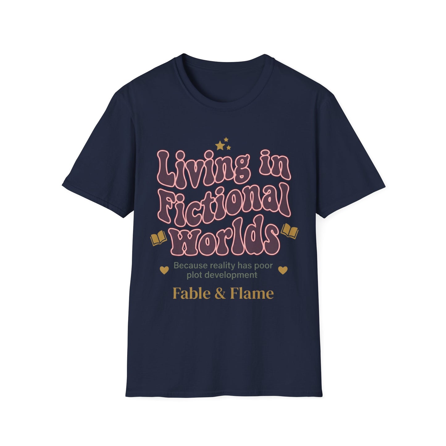 Living in Fictional Worlds Graphic T-Shirt