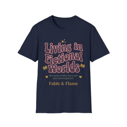 Living in Fictional Worlds Graphic T-Shirt