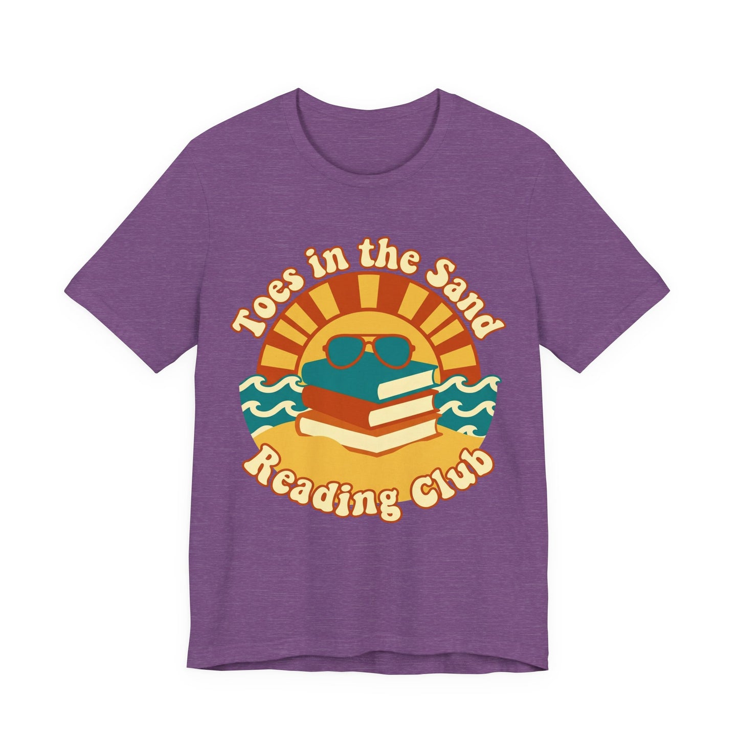 Toes in the Sand Reading Club Graphic T‑Shirt