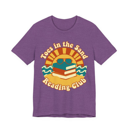 Toes in the Sand Reading Club Graphic T‑Shirt