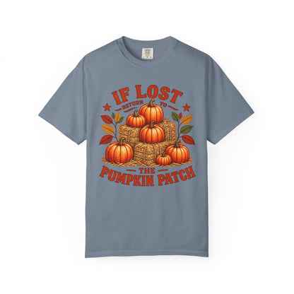 If Lost Return to the Pumpkin Patch Fall Graphic T-shirt
