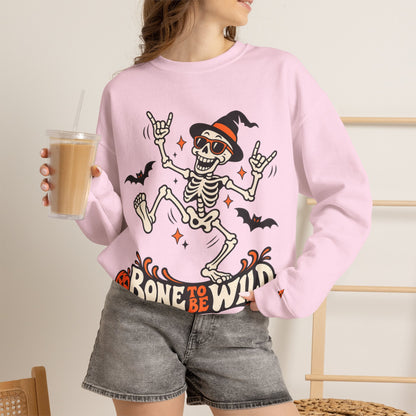 Bone to Be Wild Skeleton Crewneck Sweatshirt