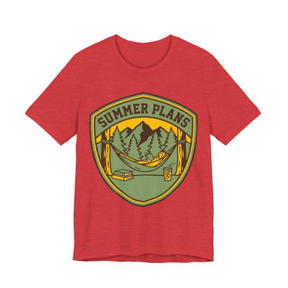 "Summer Plans" Hammock Camping Graphic T-Shirt