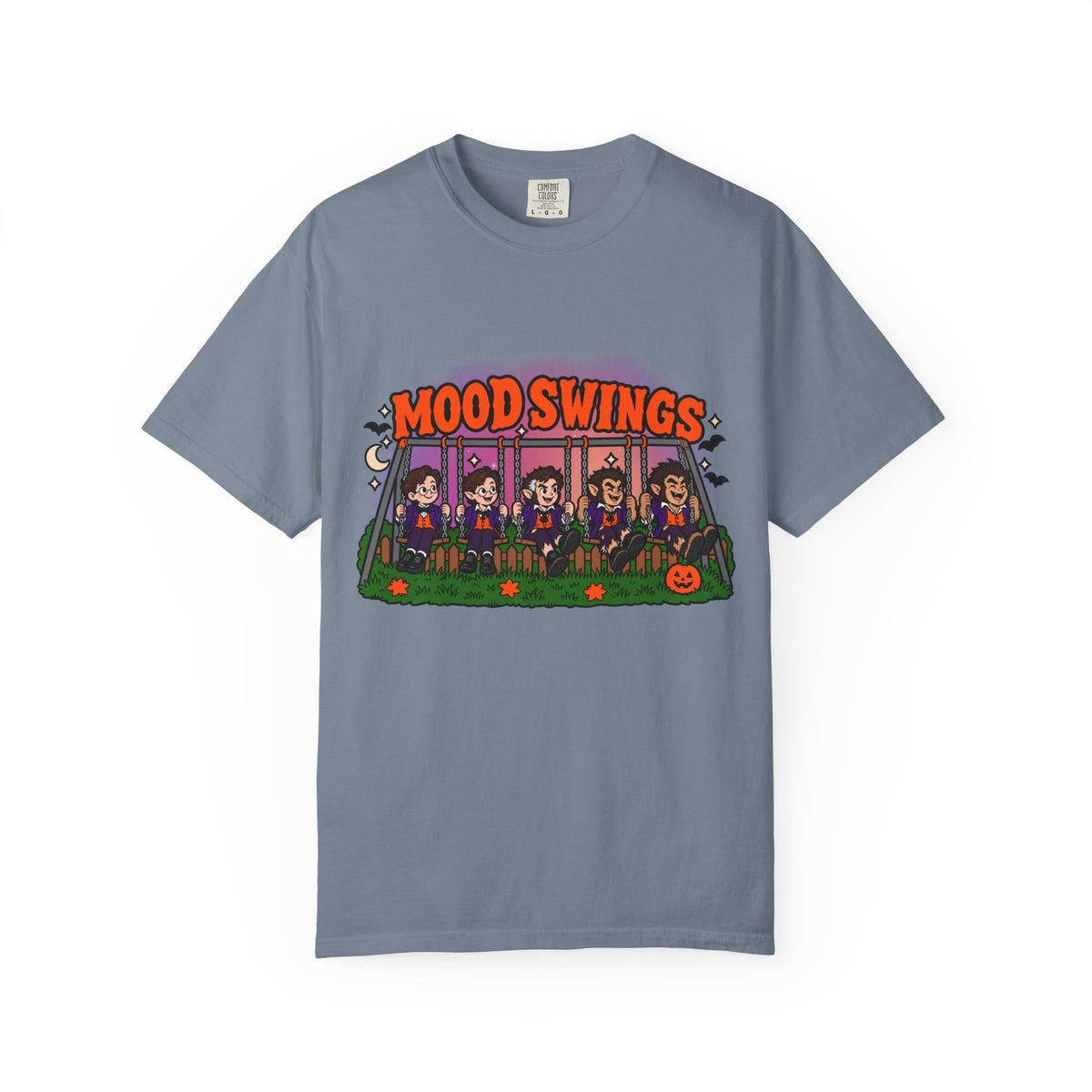 Mood Swings Boy Werewolf Halloween GraphicT-Shirt