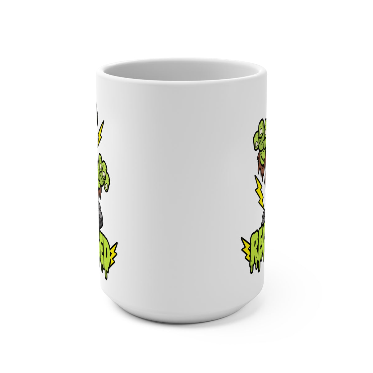 Recharged Frankenstein's Monster Ceramic Mug 15oz