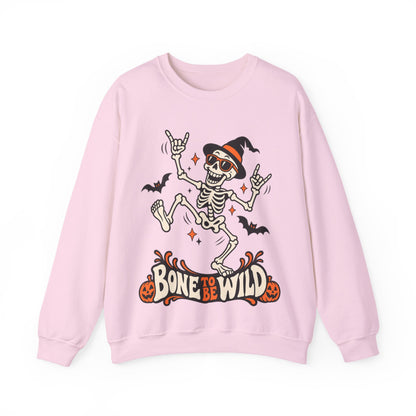Bone to Be Wild Skeleton Crewneck Sweatshirt
