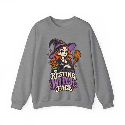 Resting Witch Face Crewneck Sweatshirt