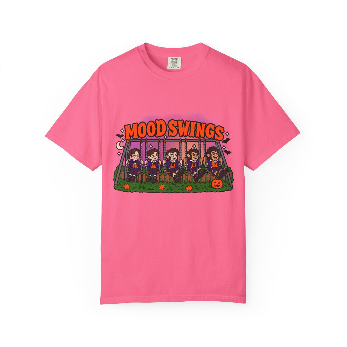 Mood Swings Boy Werewolf Halloween GraphicT-Shirt