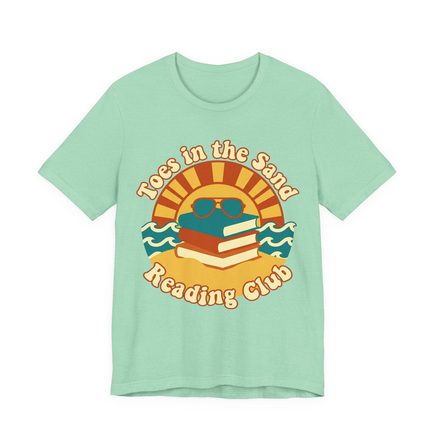 Toes in the Sand Reading Club Graphic T‑Shirt