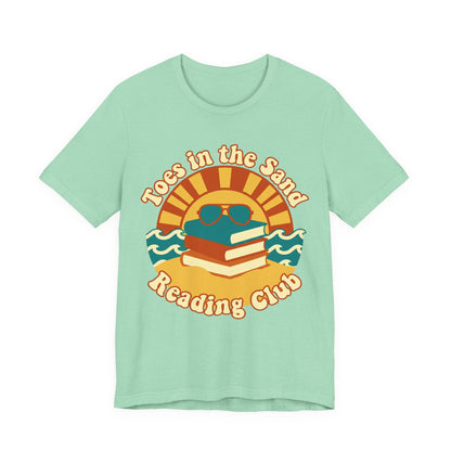 Toes in the Sand Reading Club Graphic T‑Shirt