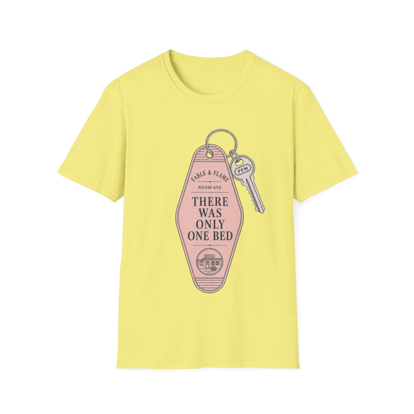 Vintage Motel Key Tag Graphic T-Shirt