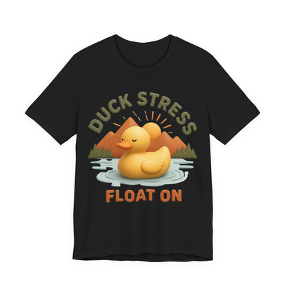 Duck Stress Float On 3D Art Graphic T-Shirt