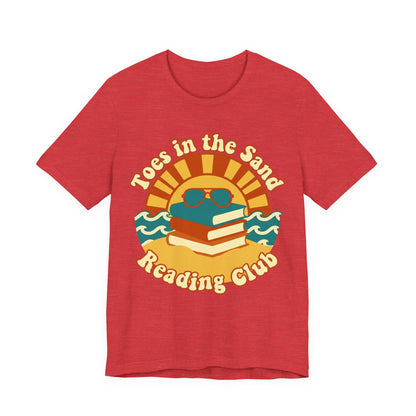 Toes in the Sand Reading Club Graphic T‑Shirt