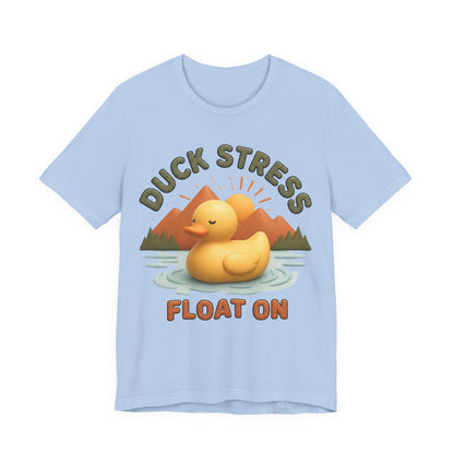 Duck Stress Float On 3D Art Graphic T-Shirt