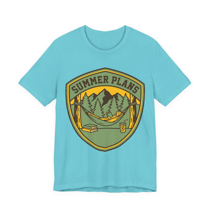 "Summer Plans" Hammock Camping Graphic T-Shirt