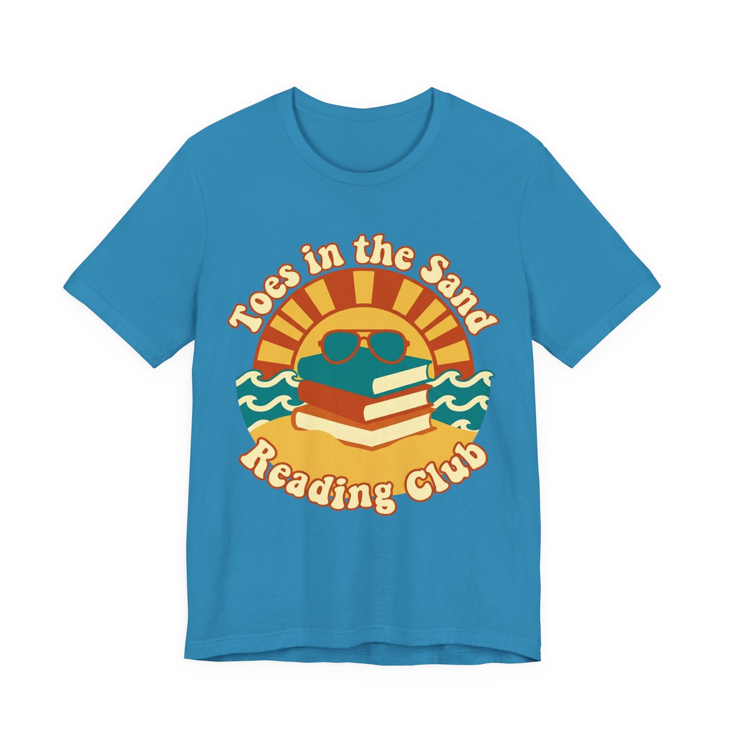 Toes in the Sand Reading Club Graphic T‑Shirt