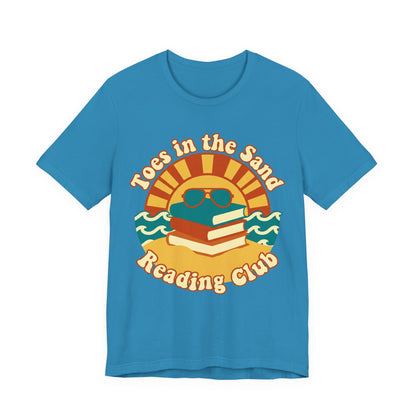 Toes in the Sand Reading Club Graphic T‑Shirt