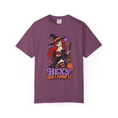 Hexy And I Know It Witch Halloween Graphic T-Shirt