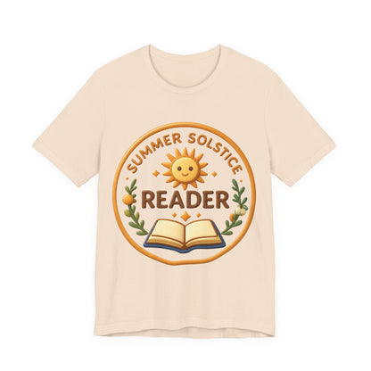 Summer Solstice Reader 3D Art Graphic T-Shirt