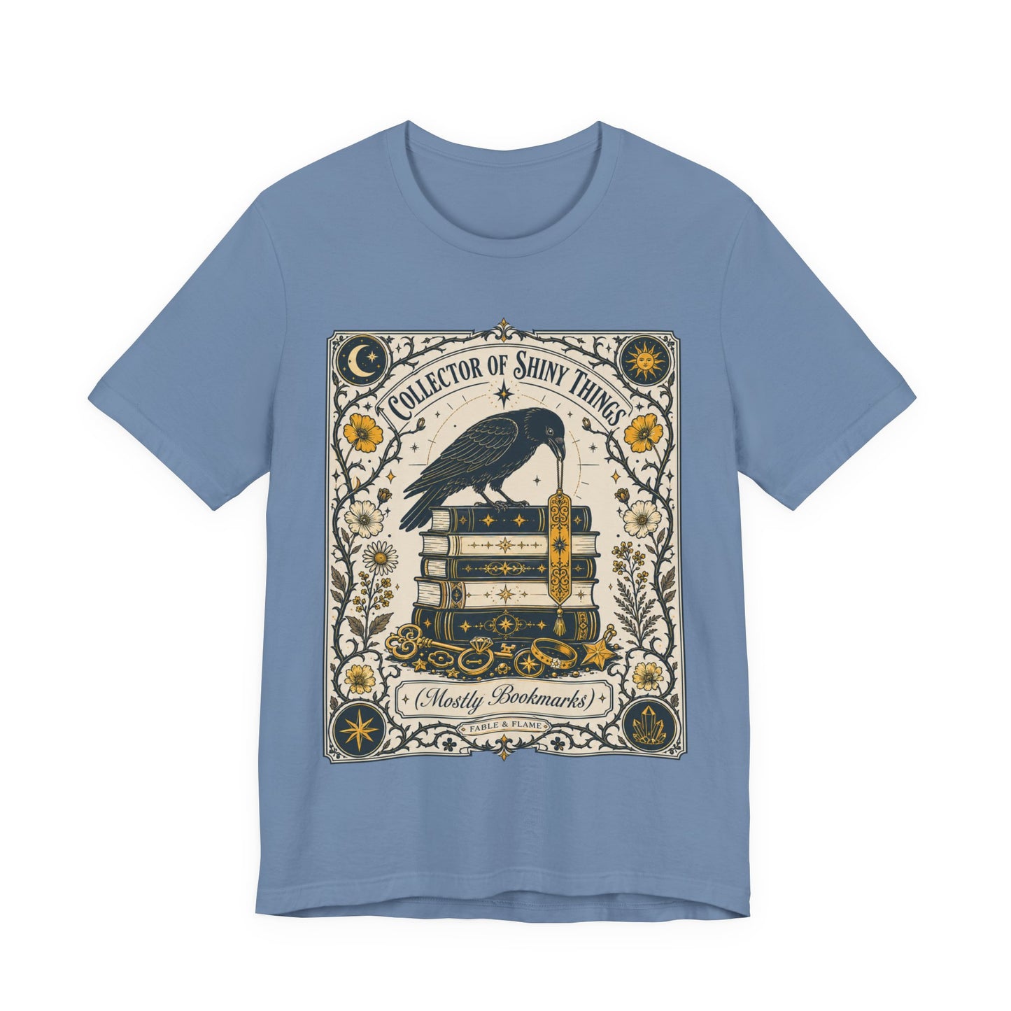 Collector of Shiny Things Raven Tarot Card Graphic T-Shirt