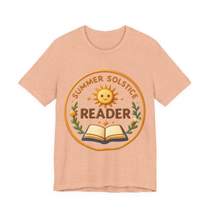 Summer Solstice Reader 3D Art Graphic T-Shirt