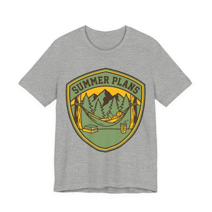 "Summer Plans" Hammock Camping Graphic T-Shirt