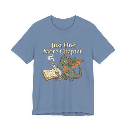 Just One More Chapter Book Dragon Tee — Book Lover Reading Shirt