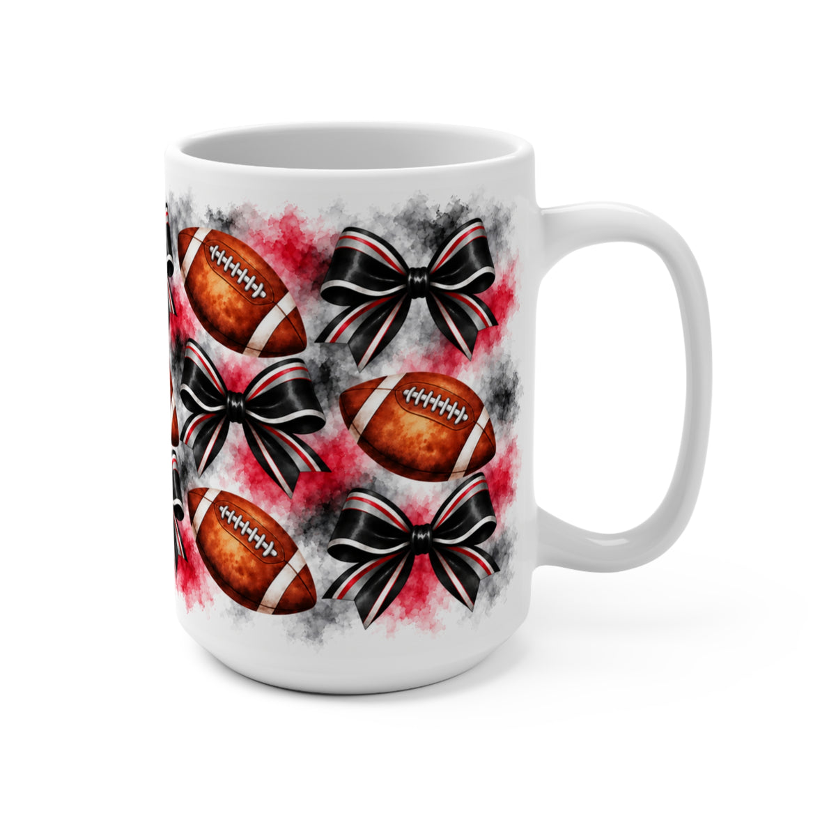 Atlanta Football Team - Balls & Bows 15oz Ceramic Mug
