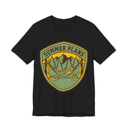 "Summer Plans" Hammock Camping Graphic T-Shirt