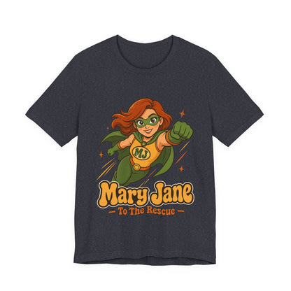 Flying High Mary Jane Superhero Graphic T-Shirt